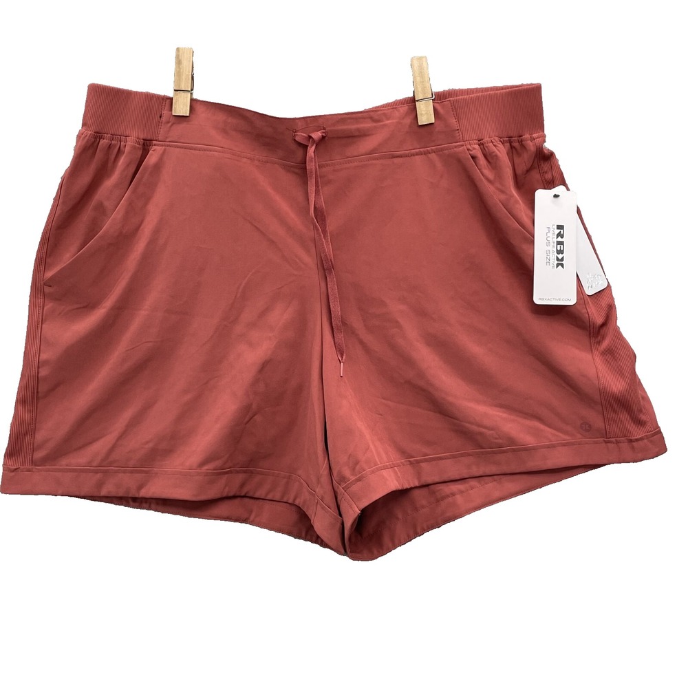 RBX Taupe Shorts Women's 2X Running‎ Training Sportswear Comfortable Performance